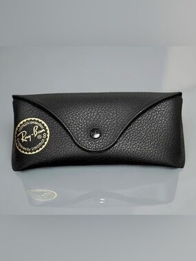 Authentic Ray-Ban Sunglass Eye Glasses Soft Case Gold Logo